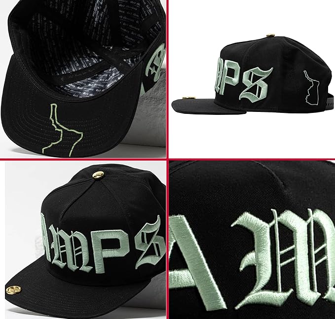 Red Monkey Designs 6 Hat Bundle #2 of Limited Edition Unisex Fashion Trucker Cap Hats + Free Bandanna.,Black,One Size